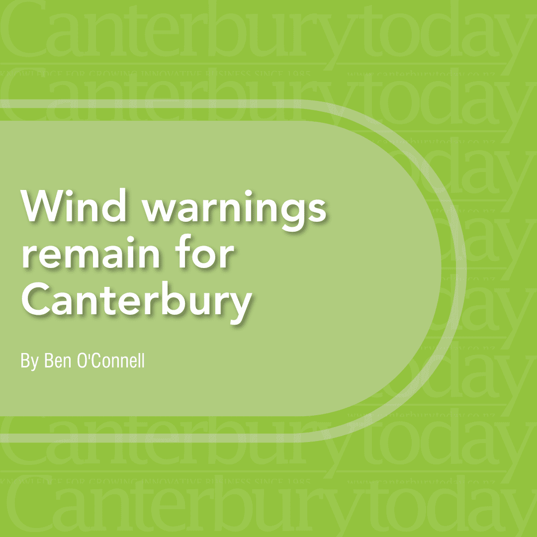 Wind Warnings for Canterbury